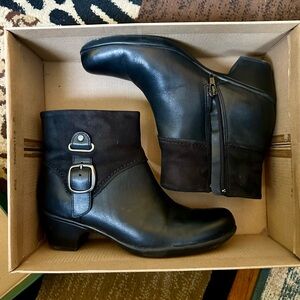 Clark’s Ingalls Nile Black 100% Leather Ankle Boots